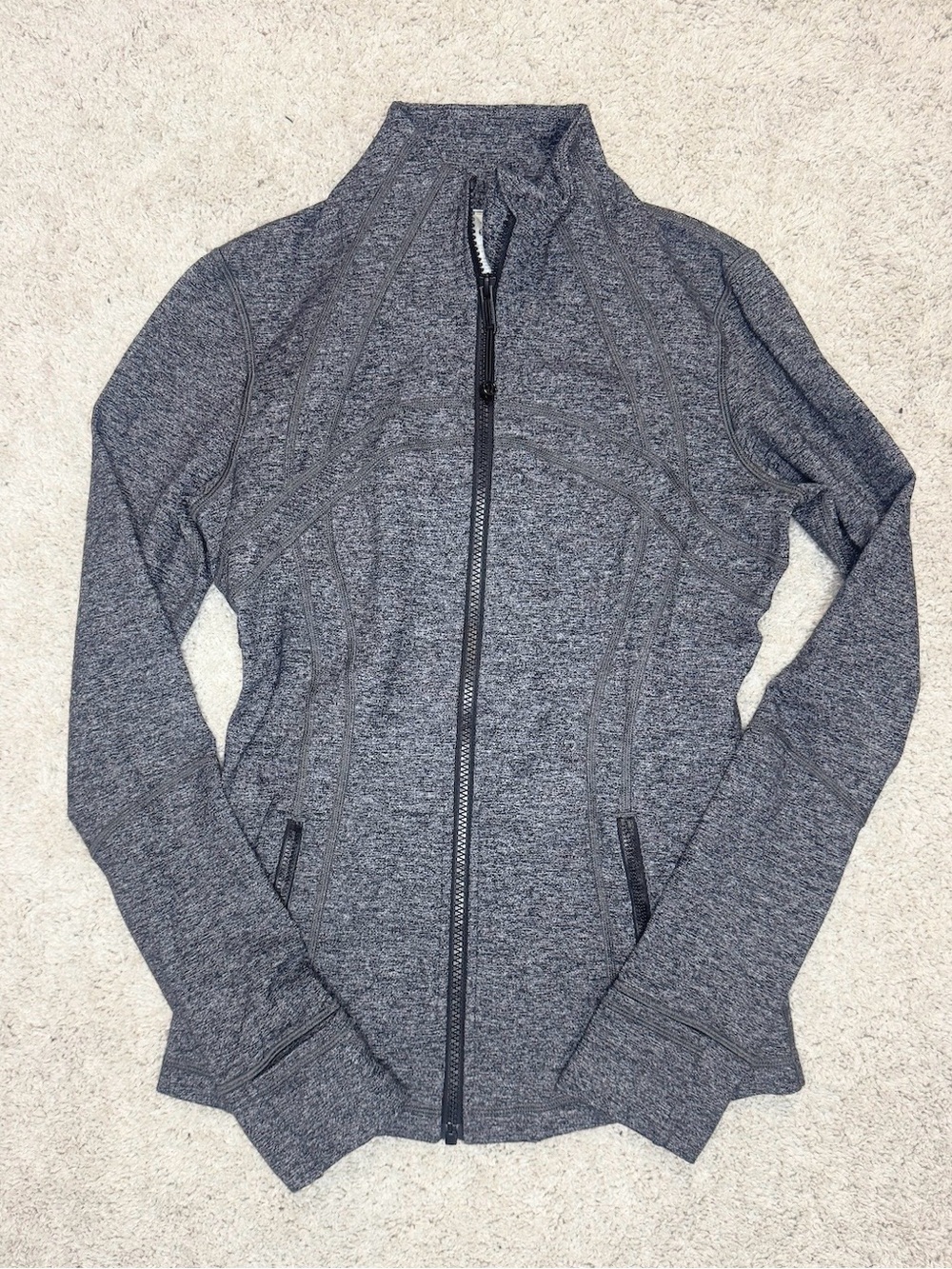 lululemon Define Jacket Gray Full-Zip Size 8